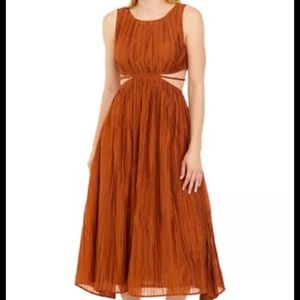 Moon River Dress Burnt Orange, new with tags